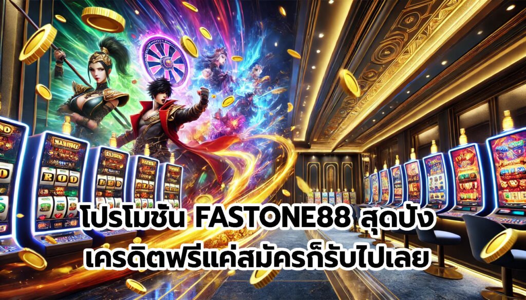 โปรโมชั่น FASTONE88 สุดปัง เครดิตฟรีแค่สมัครก็รับไปเลย